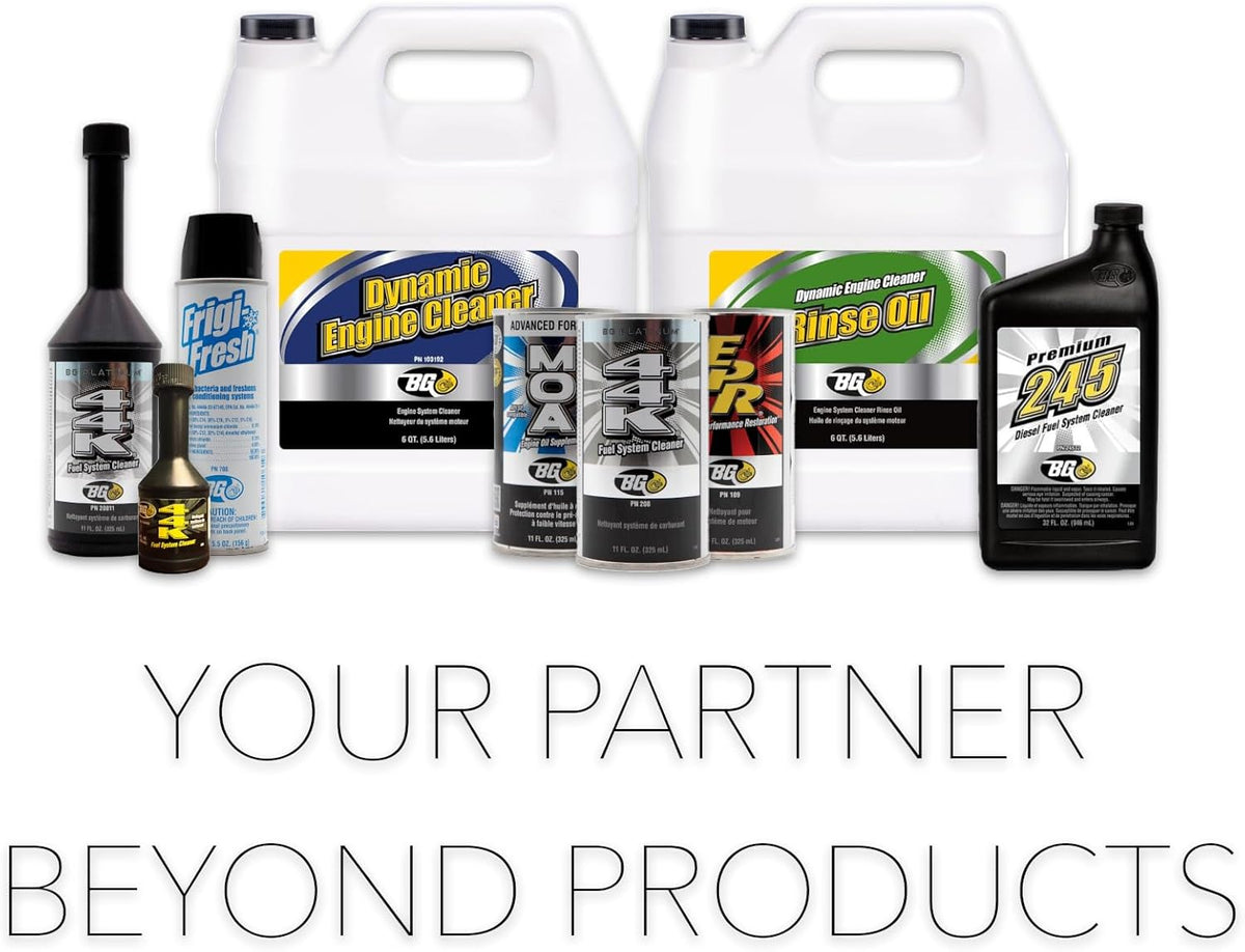 2 cans of BG Motor Oil Additive MOA