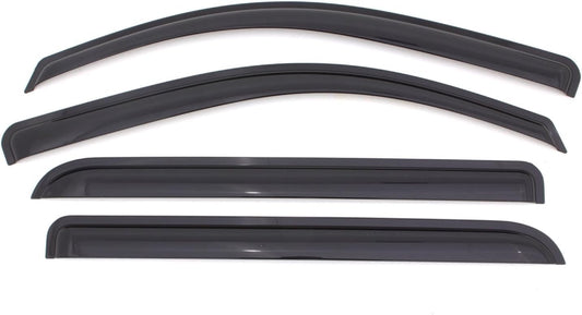 KPY Window Visor Compatible with BMW 3 Series 2012-2018 320i 328i 335i 340i Sedan, 4PC Rain Guard Side Window Vent Deflectors Tape-On Style, 2012 2013 2014 2015 2016 2017 2018 (323 325 328 330 335 M3)