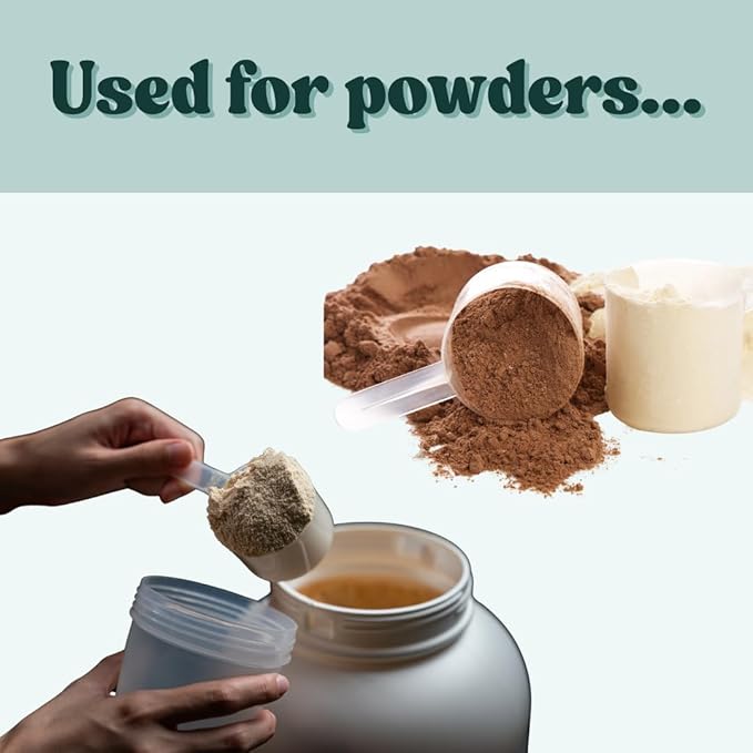 1.5 Tablespoon (23 mL) Long Handle Scoop for Measuring Coffee, Pet Food, Grains, Protein, Spices and Other Dry Goods (Pack of 25)