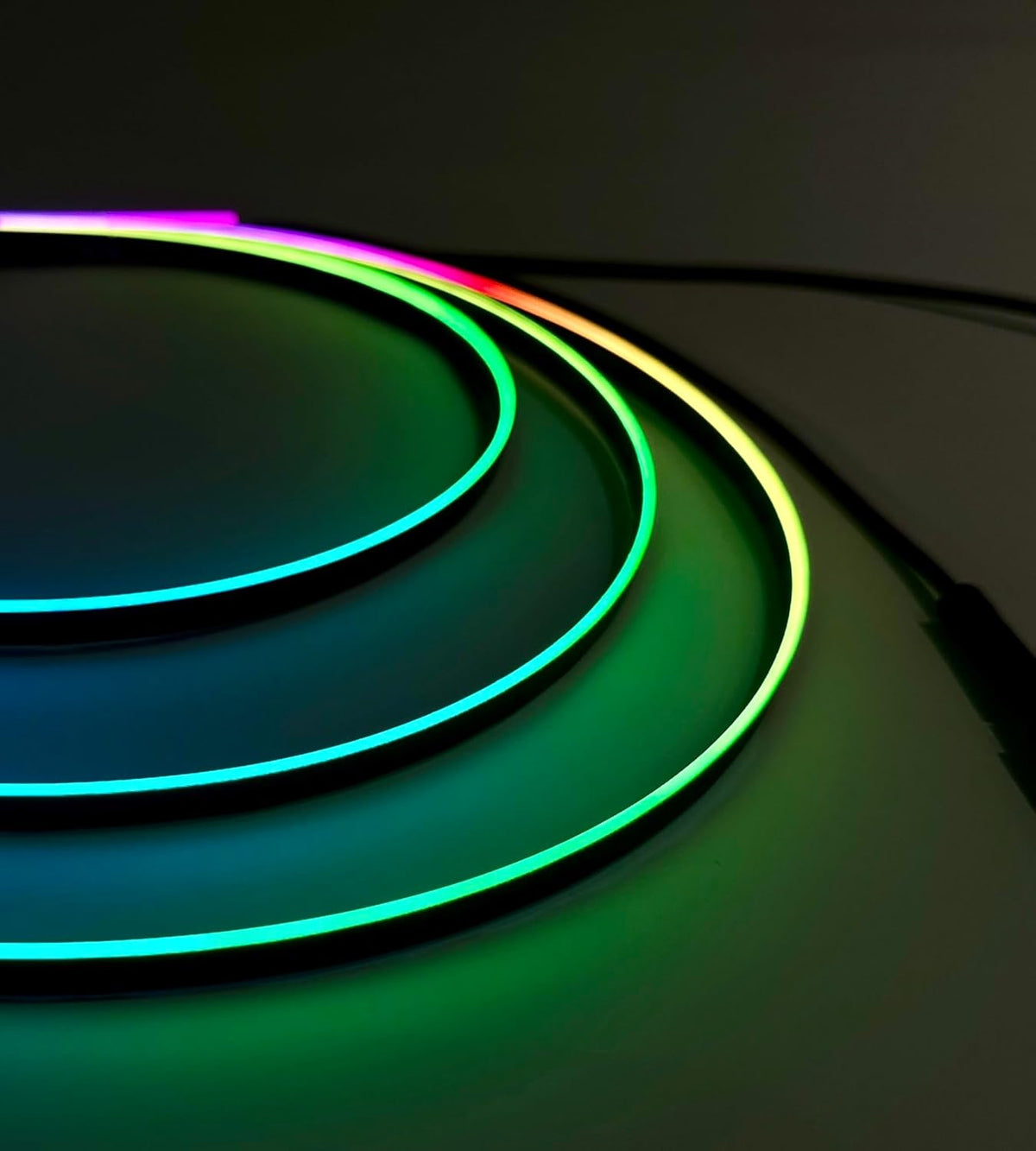 KENANEK Acrylic Interior Car LED Strip, 10 in 1 USB/Type C Interface Colorful 187-inch car Ambient Lights kit，Supporting Wireless Control Modes，with 16 Million Color Options