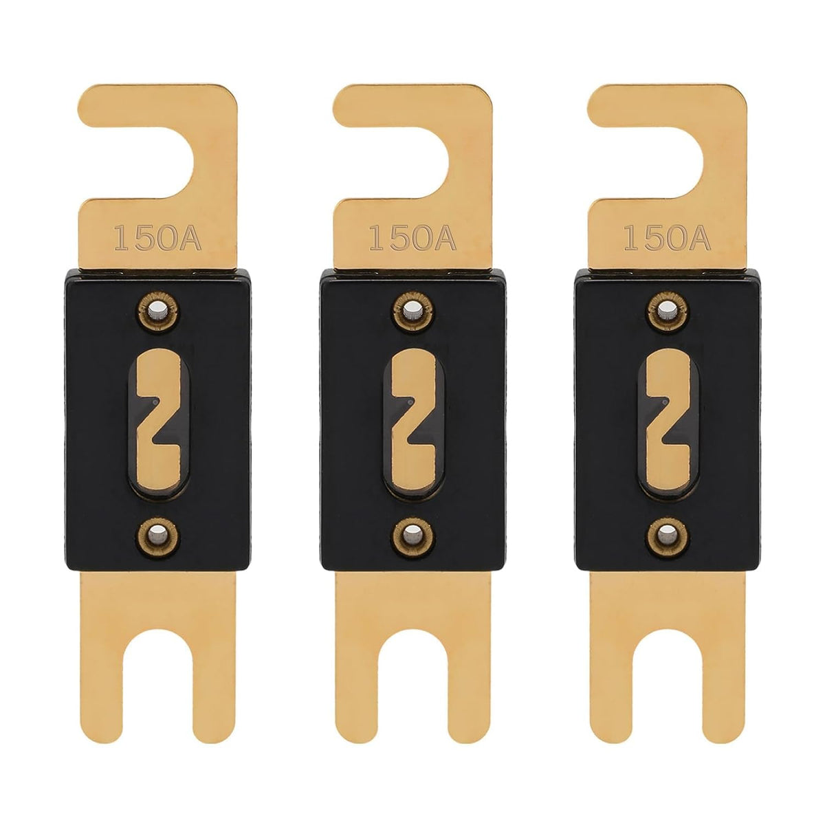 150A ANL Fuse 150 Amp Inline Blade Fuses 32V for Car Audio Inverter Automotive Stereo (Pack of 3 pcs)