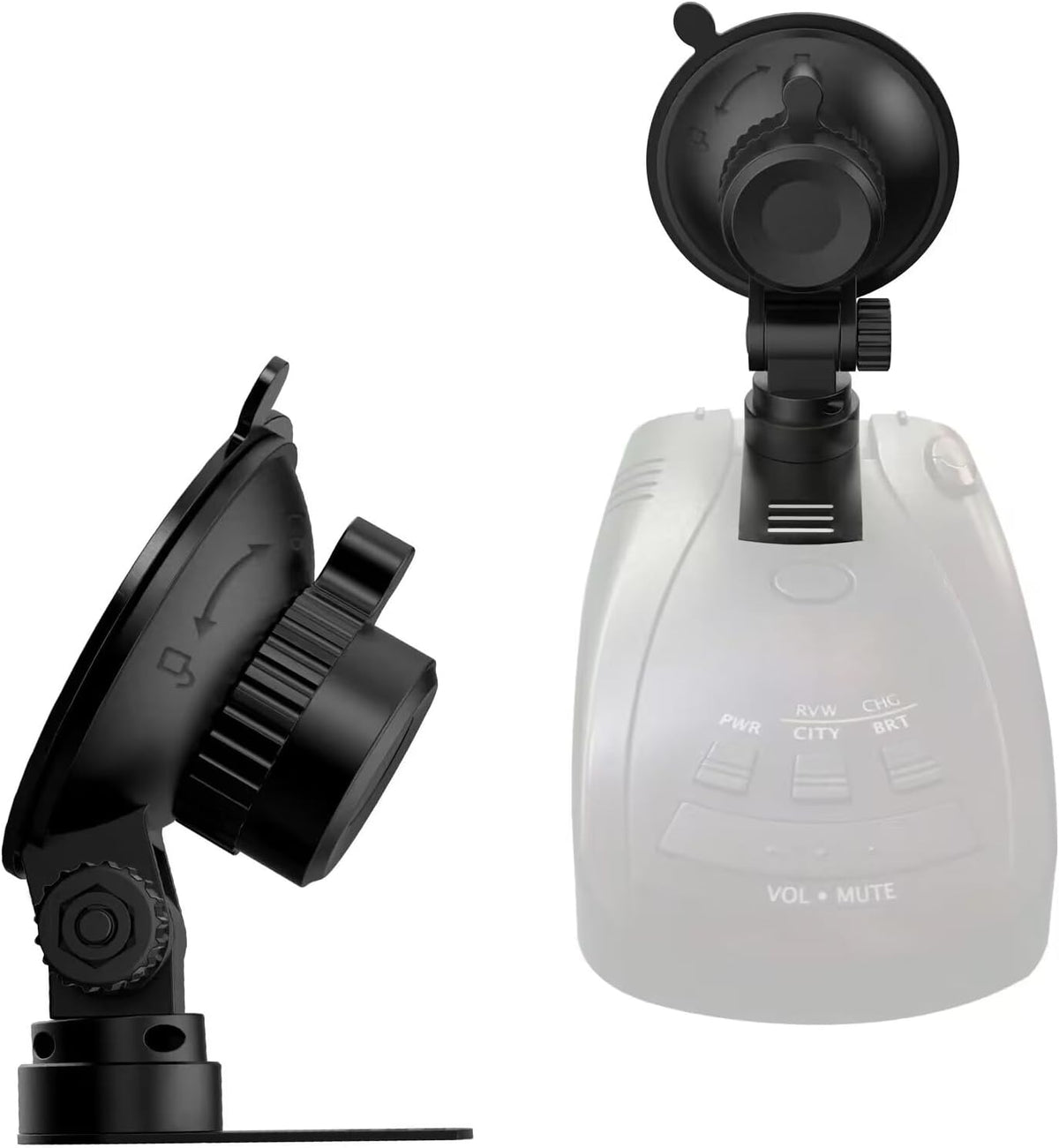 Radar Detector Mount,Car Radar mounting Bracket Suction Cup Holder,Windshield and Dashboard Radar Detector Suction Mount,for Cobra Escort Beltronics,Easy to Install