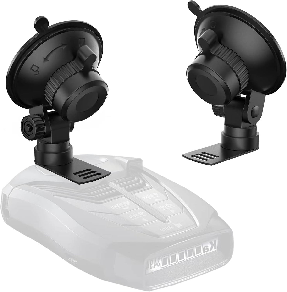 Radar Detector Mount,Car Radar Mounting Bracket Suction Cup Holder,Windshield and Dashboard Radar Detector Suction Mount,for Cobra Escort Beltronics,Easy to Install