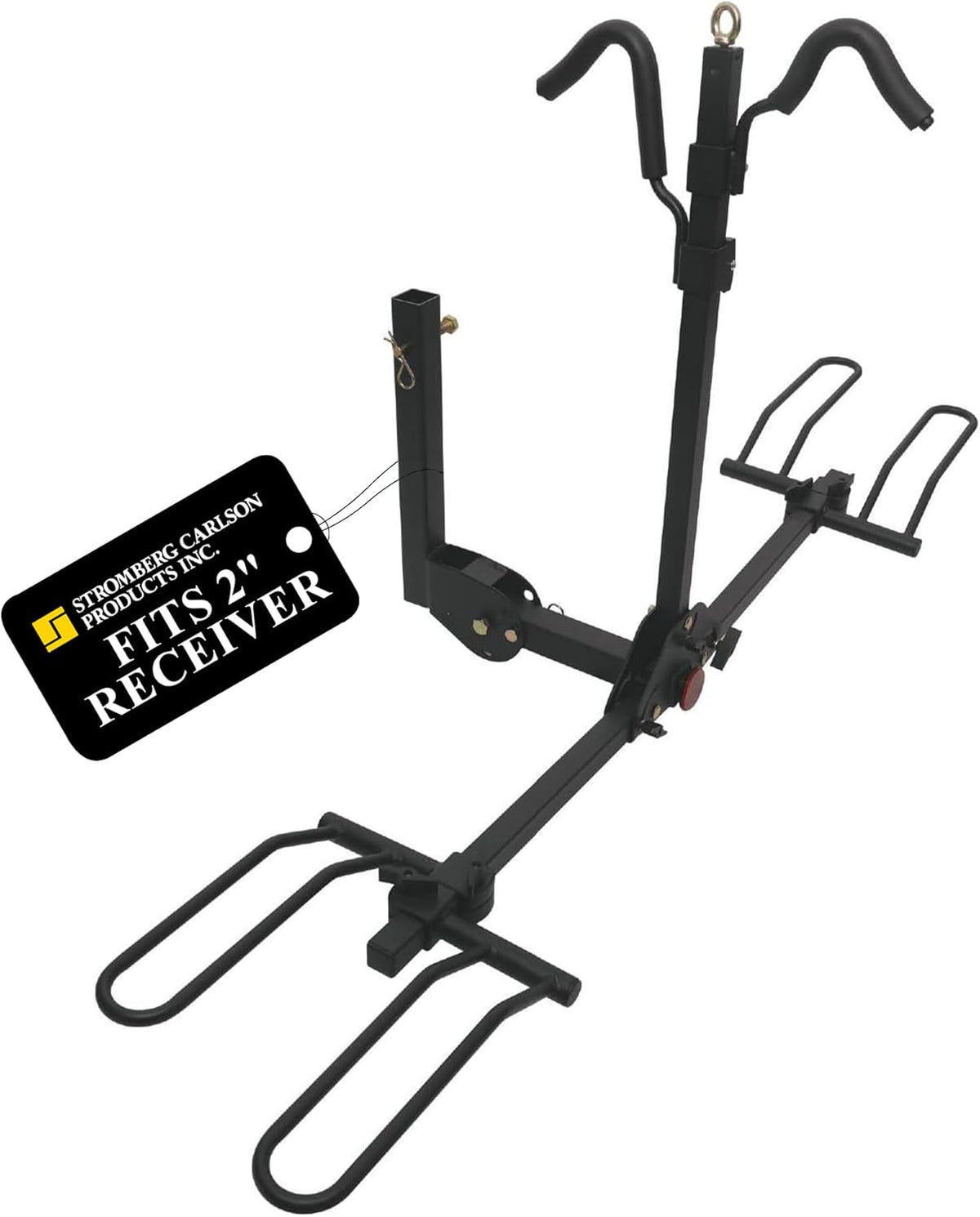Stromberg Carlson Bike Carrier, Hitch Mount Bike Rack for Car, SUV, RV, Motorhome, Travel Trailer, 2-Bike Capacity, 2-Inch Receiver, BC-202 Model