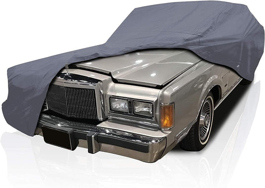 Supreme Full Car Cover – for Pontiac Grandville 1971-1975 Convertible 2-Door Semi Custom Fit Waterproof Full Coverage All Weather Windproof Dust Proof Indoor Outdoor Automobile