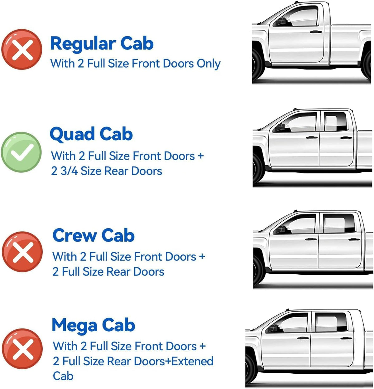 Window Visors Rain Guards for 2002-2008 Dodge Ram 1500 Quad Cab/Extended Cab, Window Vent Wind Deflectors Visors Shades for 03-09 Dodge Ram 2500 3500 Extended Cab
