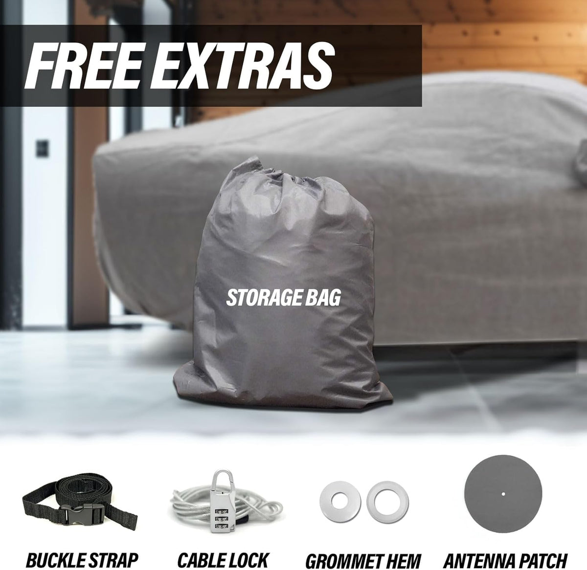 Supreme Full Car Cover – Semi Custom Fit for Full-Size Cars | Dustproof, Windproof, UV Protection, Breathable & Durable All-Weather Protection | Fits Volkswagen Thing 1973 1974