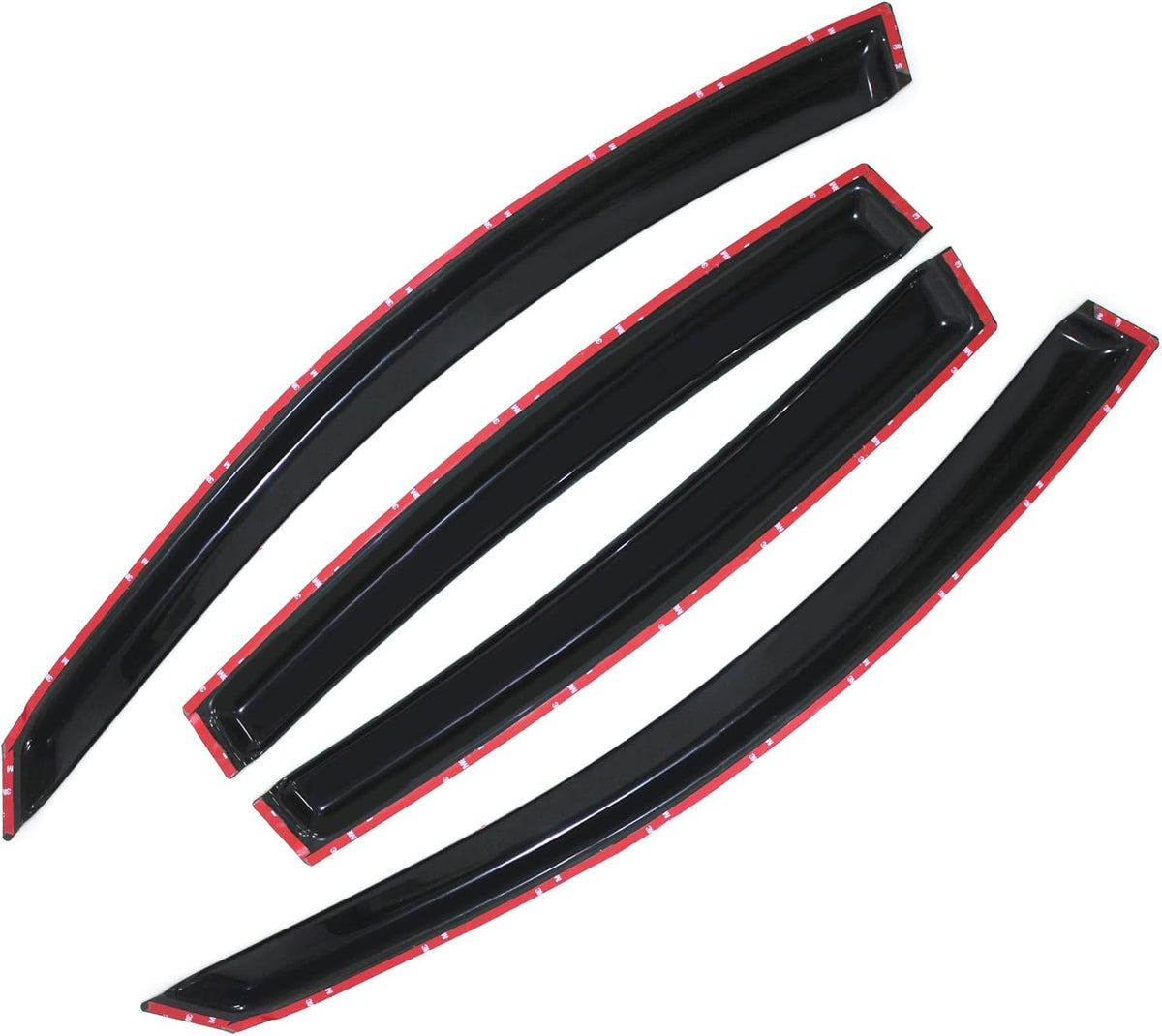Smoke Sun/Rain Guards Window Visors Compatible with Maxima 2004-2008 Wind Deflector 4pcs 94017
