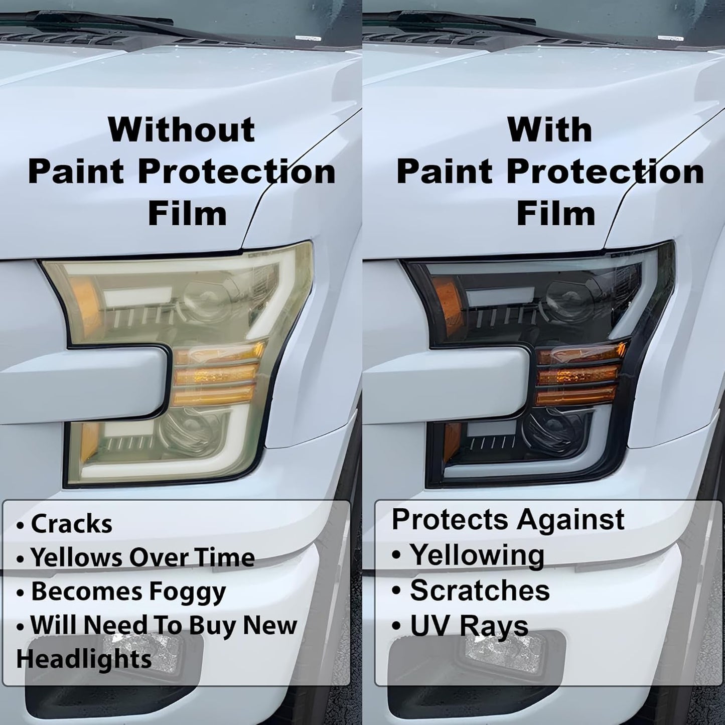 BOGAR TECH DESIGNS Full Headlight Head Light Tint Kit Compatible with Kia Forte 2019-2021, Light Smoke